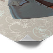 ウサギと鳥 ポスター (角)