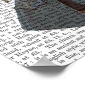 ウサギと鳥 ポスター (角)