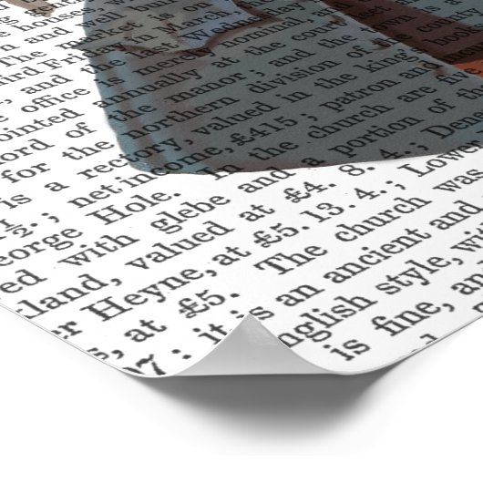 ウサギと鳥 ポスター (角)