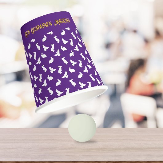 ウサギと鳩カップとボール魔術師プロップ 紙コップ