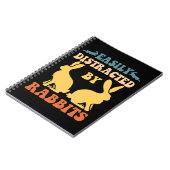 ウサギに気を取られる ノートブック (左側)