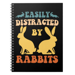 ウサギに気を取られる ノートブック