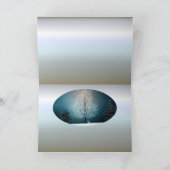 ウサギのある冬のワンダーランド シーズンカード (内部)