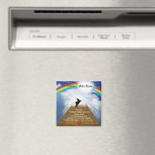 ウサギのためのレインボーブリッジ マグネット (インサイチュ (食洗機))