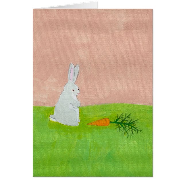 ウサギのにんじんの新しい近代美術の多彩な絵画 (正面)