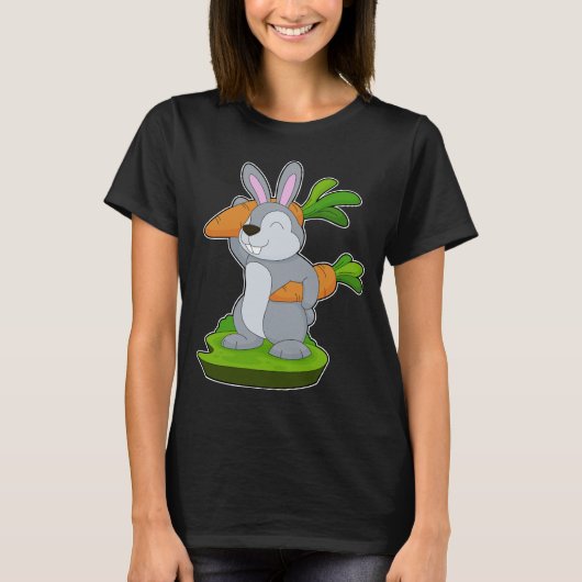ウサギのにんじん Tシャツ (正面)