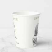 ウサギのふわふわ 紙コップ (右)