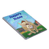 ウサギのアニマルパレードの文具 ノートブック (右側)