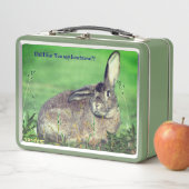 ウサギのアニマルメタルランチボックス メタルランチボックス (インサイチュ)