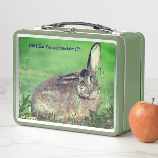 ウサギのアニマルメタルランチボックス メタルランチボックス (インサイチュ)