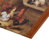 ウサギのオンドリのバニーの家畜ペット カッティングボード (角)