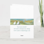 ウサギのカード シーズンカード (裏面)