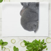 ウサギのキス キッチンタオル (折り畳み)