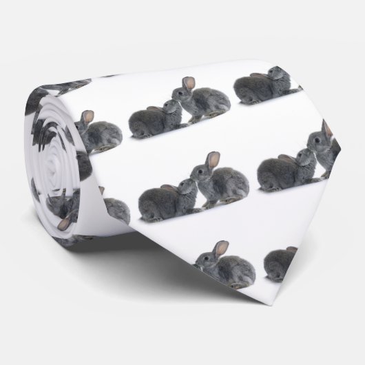 ウサギのキス ネクタイ (ロール)