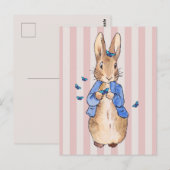 ウサギのキャラクター ポストカード (正面/裏面)