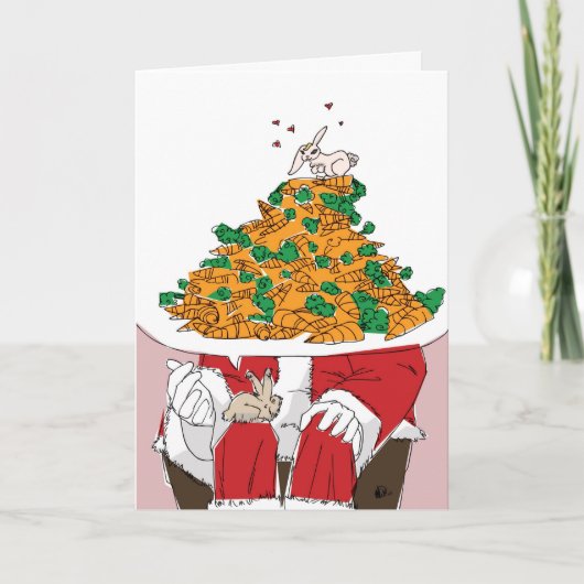 ウサギのクリスマス・ウィッシュ シーズンカード (正面)
