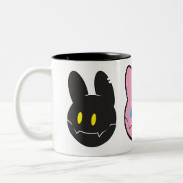 ウサギのコーヒーマグ ツートーンマグカップ