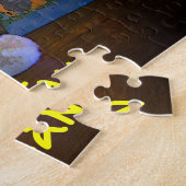 ウサギのサッカーファン ジグソーパズル (側面)