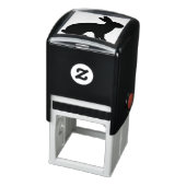 ウサギのシルエット セルフインキングスタンプ (商品)