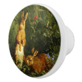 ウサギのセラミックプル セラミックノブ (右)