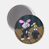 ウサギのトリック マグネット (正面/裏面)