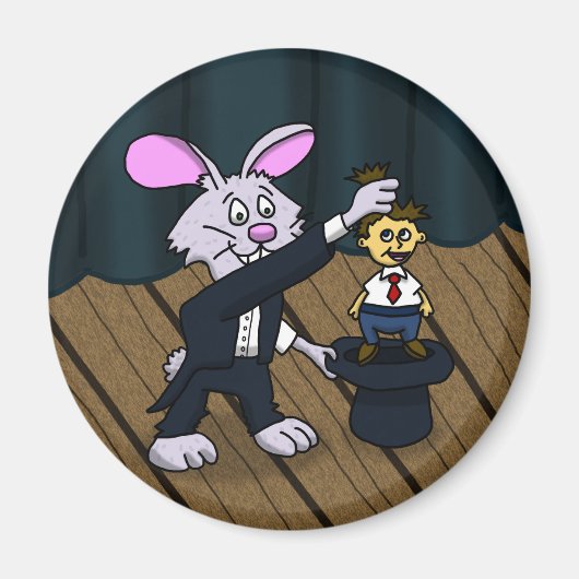 ウサギのトリック マグネット (正面)