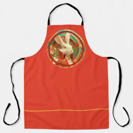 ウサギのドレ王室のスコード、イースター。 エプロン