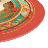 ウサギのドレ王室のスコード、イースター。 カッティングボード (角)