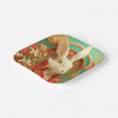 ウサギのドレ王室のスコード ペーパープレート (傾斜あり)