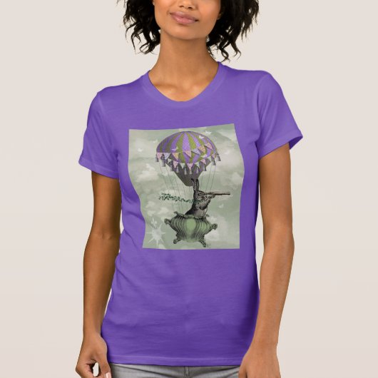 ウサギのナビゲーション Tシャツ (正面)