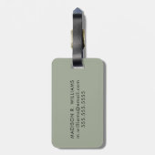 ウサギのナビゲート ラゲッジタグ (裏面縦)