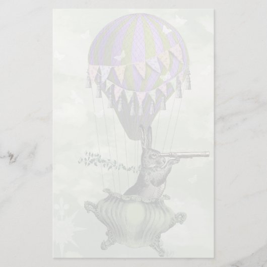 ウサギのナビゲート 便箋 (正面)