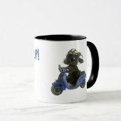 ウサギのバイク　マグカップ マグカップ (正面右)