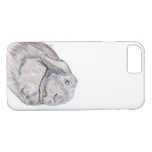 ウサギのバニーの電話箱、ウサギのイラストレーション Case-Mate iPhoneケース (裏面(横))