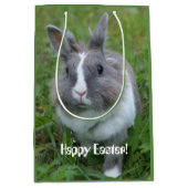 ウサギのバニー ミディアムペーパーバッグ (正面)