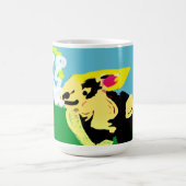 ウサギのバネ コーヒーマグカップ (中央)
