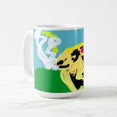 ウサギのバネ コーヒーマグカップ (正面左)
