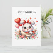 ウサギのパイロット お誕生日 (スタンド正面)