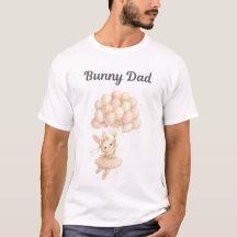 ウサギのパパTシャツ