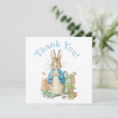 ウサギのピーターありがとう サンキューカード (スタンド正面)