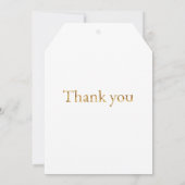 ウサギのピーターありがとう サンキューカード (裏面)