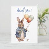 ウサギのピーターありがとう サンキューカード (スタンド正面)