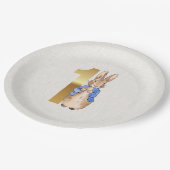 ウサギのピーター最初の誕生日 ペーパープレート (アングル)