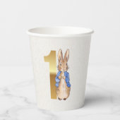 ウサギのピーター最初の誕生日 紙コップ (裏面)