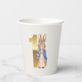 ウサギのピーター最初の誕生日 紙コップ