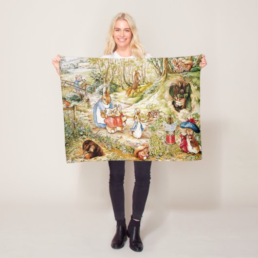 ウサギのピーター フリースブランケット (インサイチュ)