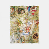 ウサギのピーター フリースブランケット (正面)