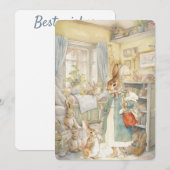 ウサギのピーター　母の日のカード シーズンカード (正面/裏面)