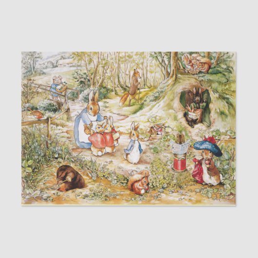 ウサギのピーター 薄葉紙 (正面)