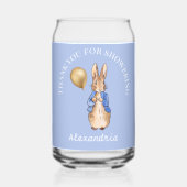 ウサギのピーターAdd Nameを紹介してくれてありがとう ガラス缶 (正面)